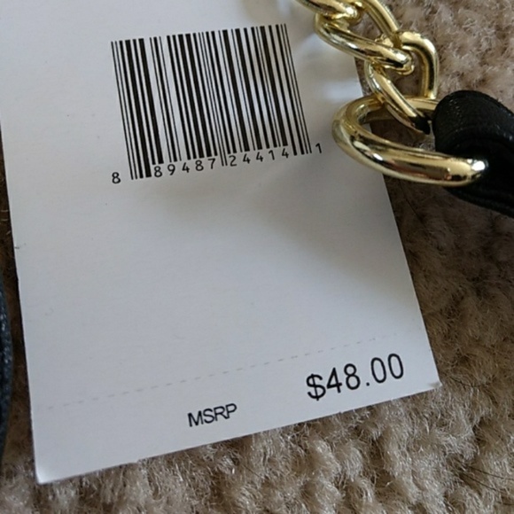 **** Betsey Johnson Black w/Pink Stars Bag - Picture 6 of 6